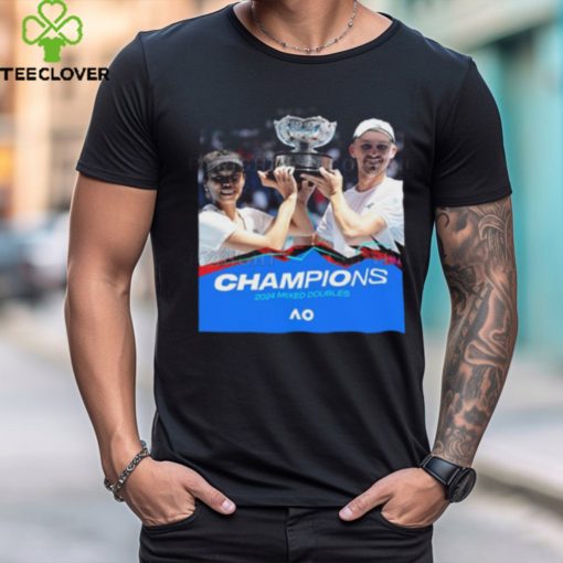 Their First Grand Slam Champions Mixed Doubles 2024 Title As A Team Congratulations Hsieh Su Wei Jan Zielinski T Shirt