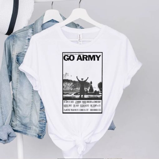 Their whole life was always beat navy Go army shirt