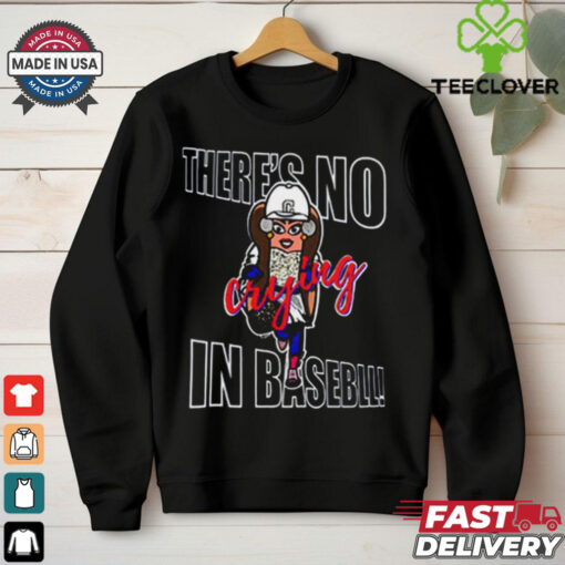 There’s No Crying In Baseball Funny Cleveland Indians MLB T shirt