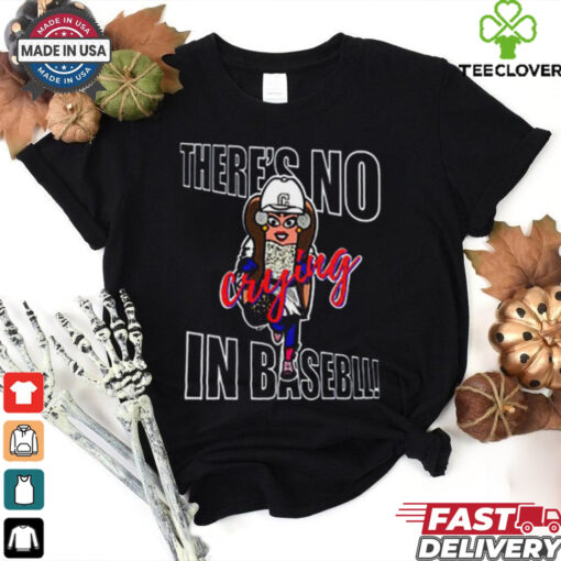 There’s No Crying In Baseball Funny Cleveland Indians MLB T shirt