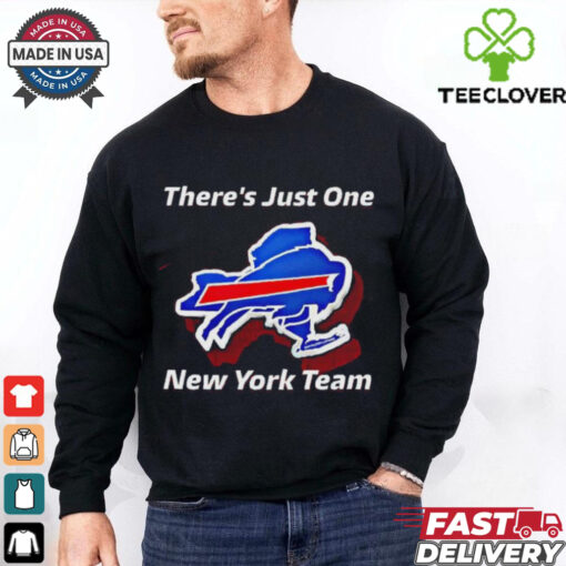 There’s just one New York team Buffalo Bills pride hoodie, sweater, longsleeve, shirt v-neck, t-shirt