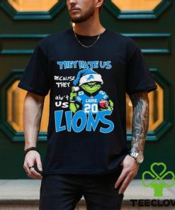 They Hate Us Because Ain’t Us Grinch Detroit Lions Football Christmas Shirt