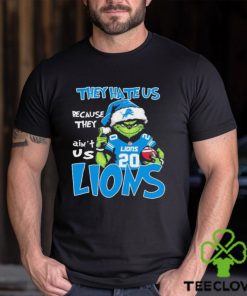 They Hate Us Because Ain’t Us Grinch Detroit Lions Football Christmas Shirt