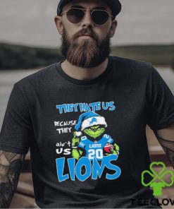 They Hate Us Because Ain’t Us Grinch Detroit Lions Football Christmas Shirt