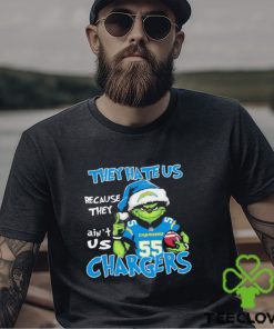 They Hate Us Because Ain’t Us Grinch Los Angeles Chargers Christmas Shirt 3 They Hate Us Because Ain’t Us Grinch Los Angeles Chargers Christmas Shirt