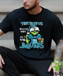 They Hate Us Because Ain’t Us Jacksonville Jaguars Grinch Christmas Shirt 2 They Hate Us Because Ain’t Us Jacksonville Jaguars Grinch Christmas Shirt