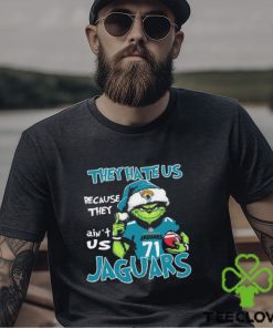 They Hate Us Because Ain’t Us Jacksonville Jaguars Grinch Christmas Shirt 3 They Hate Us Because Ain’t Us Jacksonville Jaguars Grinch Christmas Shirt