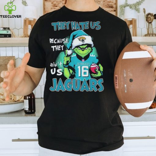 They Hate Us Because Ain’t Us Jacksonville Jaguars The Grinch Christmas Shirt