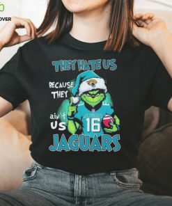 They Hate Us Because Ain’t Us Jacksonville Jaguars The Grinch Christmas Shirt