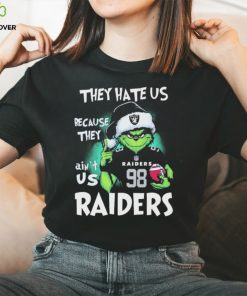 They Hate Us Because Ain’t Us Las Vegas Raiders The Grinch Christmas Shirt