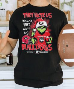 They Hate Us Because Ain’t Us The Grinch Georgia Buldogs Sec Champions Christmas Shirt