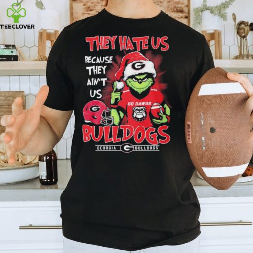 They Hate Us Because Ain’t Us The Grinch Georgia Buldogs Sec Champions Christmas Shirt