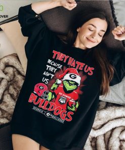 They Hate Us Because Ain’t Us The Grinch Georgia Buldogs Sec Champions Christmas Shirt