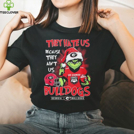 They Hate Us Because Ain’t Us The Grinch Georgia Buldogs Sec Champions Christmas Shirt