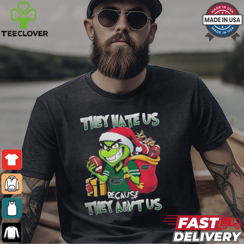 They Hate Us Because They Ain’t Us Grinch Vs Florida Gators Football Christmas Shirt They Hate Us Because They Ain’t Us Grinch Vs Florida Gators Football Christmas Shirt