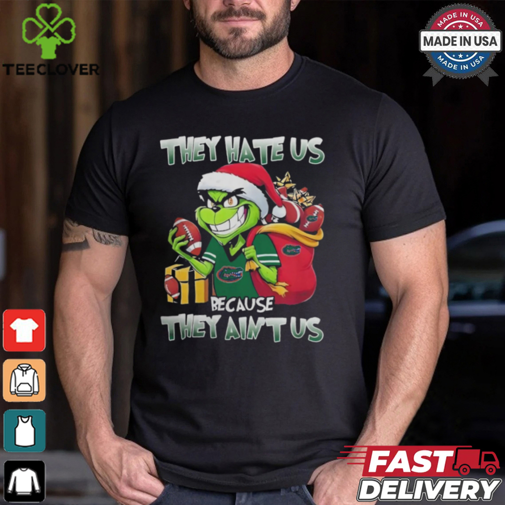 They Hate Us Because They Ain’t Us Grinch Vs Florida Gators Football Christmas Shirt They Hate Us Because They Ain’t Us Grinch Vs Florida Gators Football Christmas Shirt