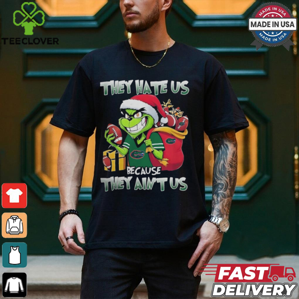 They Hate Us Because They Ain’t Us Grinch Vs Florida Gators Football Christmas Shirt They Hate Us Because They Ain’t Us Grinch Vs Florida Gators Football Christmas Shirt