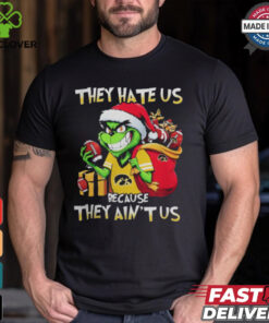 They Hate Us Because They Ain’t Us Grinch Vs Iowa Hawkeyes Football Christmas Shirt