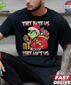 They Hate Us Because They Ain’t Us Grinch Vs Kansas Jayhawks Football Christmas Shirt