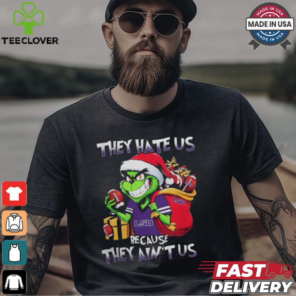 They Hate Us Because They Ain’t Us Grinch Vs LSU Tigers Football Christmas Shirt They Hate Us Because They Ain’t Us Grinch Vs LSU Tigers Football Christmas Shirt