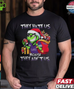 They Hate Us Because They Ain’t Us Grinch Vs LSU Tigers Football Christmas Shirt