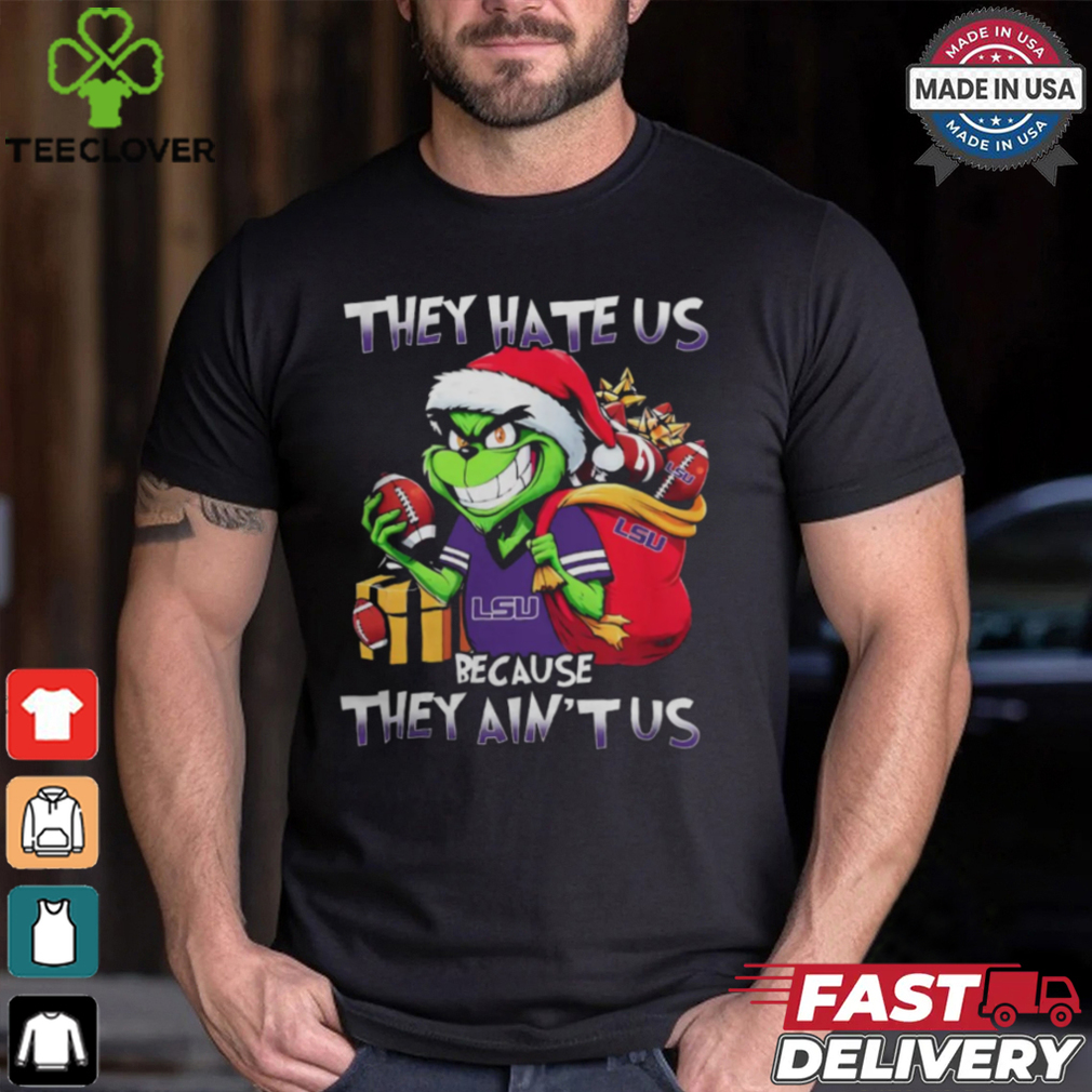They Hate Us Because They Ain’t Us Grinch Vs LSU Tigers Football Christmas Shirt They Hate Us Because They Ain’t Us Grinch Vs LSU Tigers Football Christmas Shirt