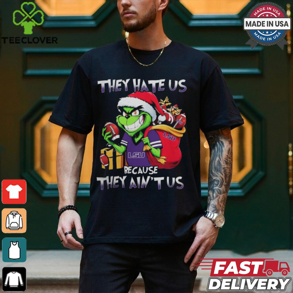 They Hate Us Because They Ain’t Us Grinch Vs LSU Tigers Football Christmas Shirt They Hate Us Because They Ain’t Us Grinch Vs LSU Tigers Football Christmas Shirt