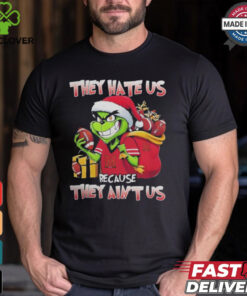 They Hate Us Because They Ain’t Us Grinch Vs Maryland Terrapins Football Christmas Shirt