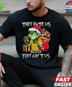 They Hate Us Because They Ain’t Us Grinch Vs Michigan Wolverines Football Christmas Shirt