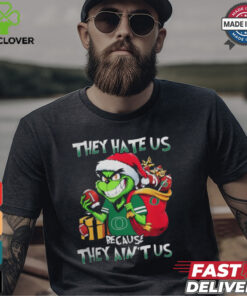 They Hate Us Because They Ain’t Us Grinch Vs Oregon Ducks Football Christmas Shirt