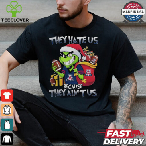 They Hate Us Because They Ain’t Us Grinch X Arizona Wildcats Christmas 2024 Shirt