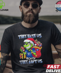 They Hate Us Because They Ain’t Us Grinch X BYU Cougars Football Christmas Shirt