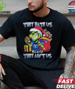 They Hate Us Because They Ain’t Us Grinch X BYU Cougars Football Christmas Shirt