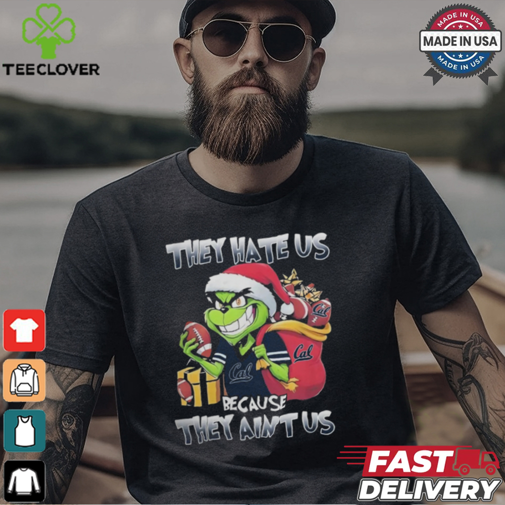 They Hate Us Because They Ain’t Us Grinch X California Golden Bears Football Christmas Shirt They Hate Us Because They Ain’t Us Grinch X California Golden Bears Football Christmas Shirt