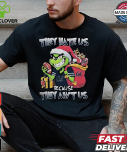 They Hate Us Because They Ain’t Us Grinch X California Golden Bears Football Christmas Shirt