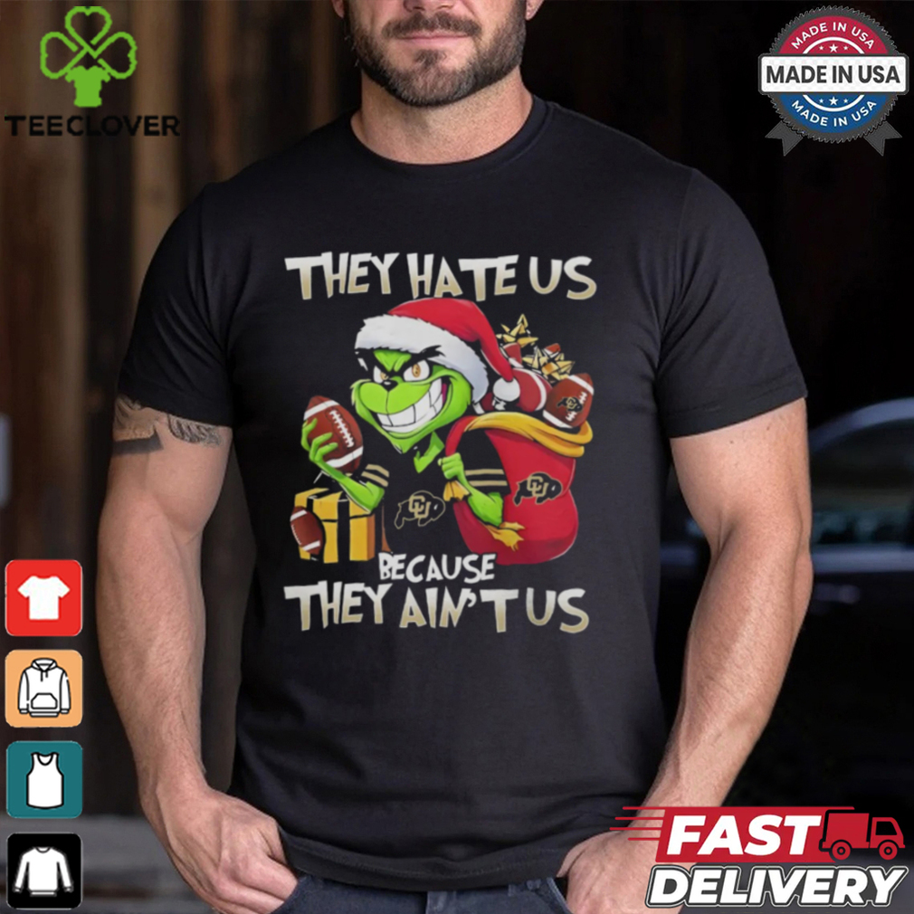 They Hate Us Because They Ain’t Us Grinch X Colorado Buffaloes Christmas 2024 Shirt They Hate Us Because They Ain’t Us Grinch X Colorado Buffaloes Christmas 2024 Shirt