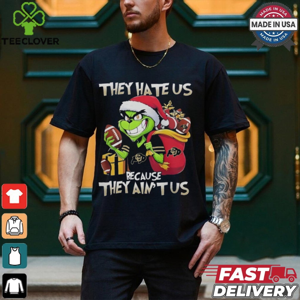 They Hate Us Because They Ain’t Us Grinch X Colorado Buffaloes Christmas 2024 Shirt They Hate Us Because They Ain’t Us Grinch X Colorado Buffaloes Christmas 2024 Shirt