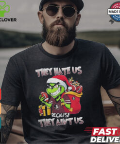They Hate Us Because They Ain’t Us Grinch X Florida State Seminoles Football Christmas Shirt