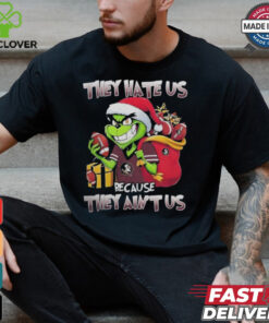 They Hate Us Because They Ain’t Us Grinch X Florida State Seminoles Football Christmas Shirt