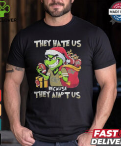 They Hate Us Because They Ain’t Us Grinch X Georgia Tech Yellow Jackets Football Christmas Shirt