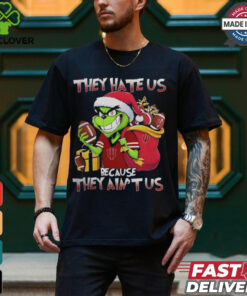 They Hate Us Because They Ain’t Us Grinch X Indiana Hoosiers Christmas 2024 Shirt