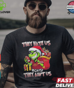 They Hate Us Because They Ain’t Us Grinch X Iowa State Cyclones Football Christmas Shirt
