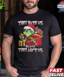 They Hate Us Because They Ain’t Us Grinch X Iowa State Cyclones Football Christmas Shirt