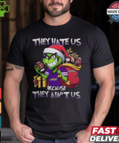 They Hate Us Because They Ain’t Us Grinch X James Madison Dukes Christmas 2024 Shirt