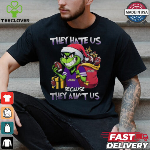 They Hate Us Because They Ain’t Us Grinch X James Madison Dukes Christmas 2024 Shirt