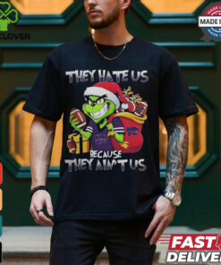 They Hate Us Because They Ain’t Us Grinch X Kansas State Wildcats Christmas 2024 Shirt