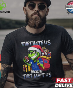 They Hate Us Because They Ain’t Us Grinch X Kentucky Wildcats Christmas 2024 Shirt