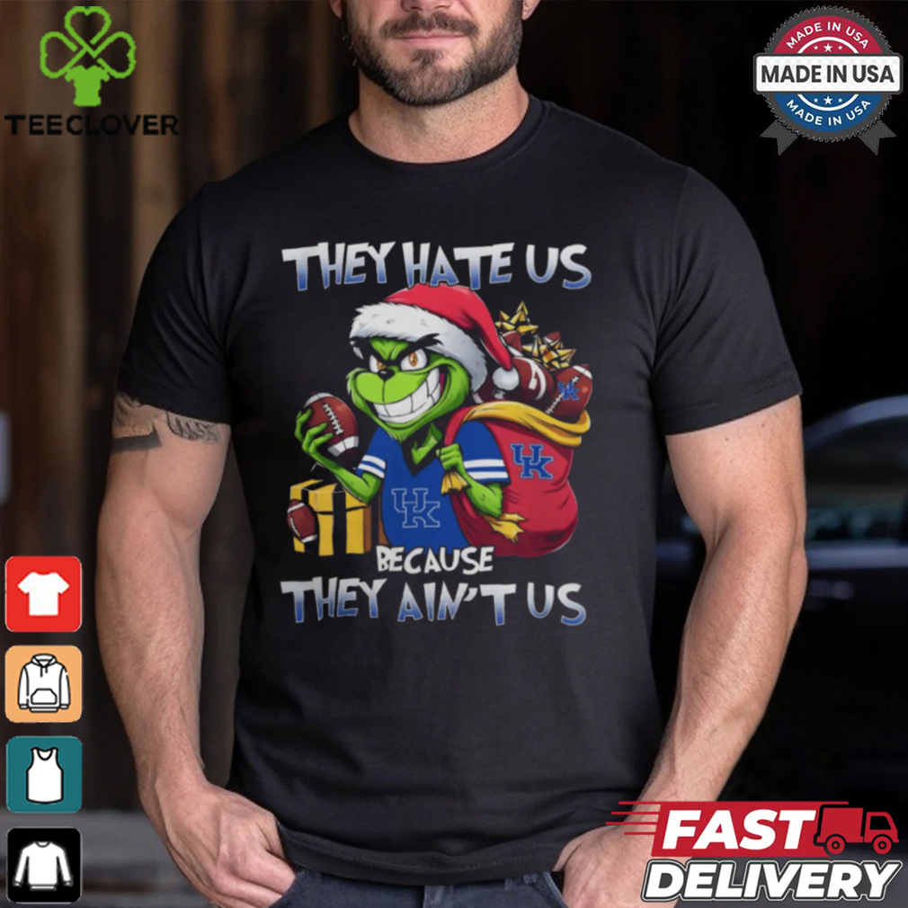 They Hate Us Because They Ain’t Us Grinch X Kentucky Wildcats Christmas 2024 Shirt They Hate Us Because They Ain’t Us Grinch X Kentucky Wildcats Christmas 2024 Shirt