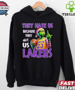 They Hate Us Because They Ain’t Us Grinch X Los Angeles Lakers Christmas Shirt