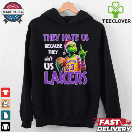 They Hate Us Because They Ain’t Us Grinch X Los Angeles Lakers Christmas Shirt